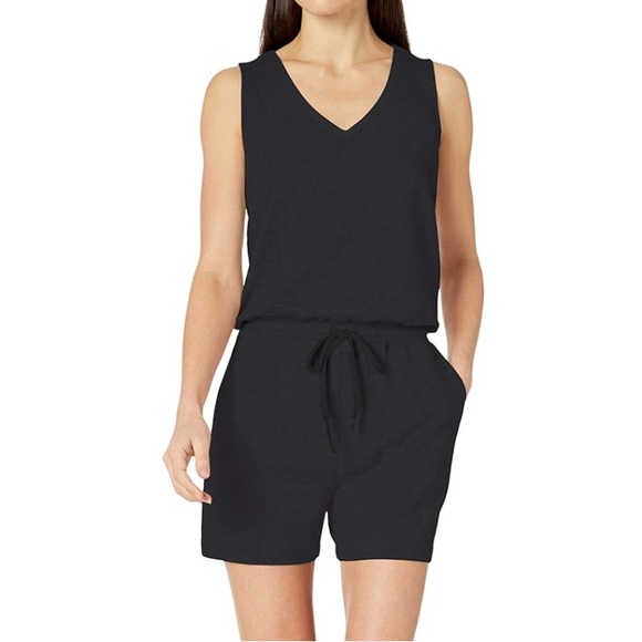 Amazon Essentials Women's Studio Terry Fleece Romper - Picture 1 of 3